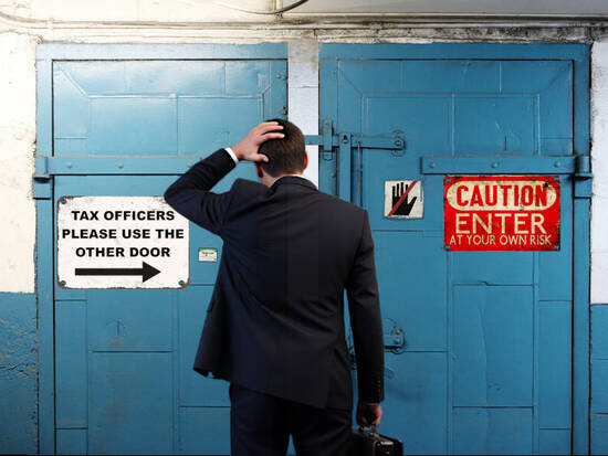 Please use other door