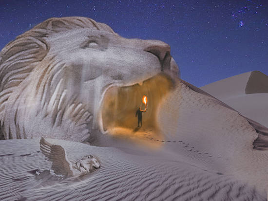 Secret Cave of the Lion