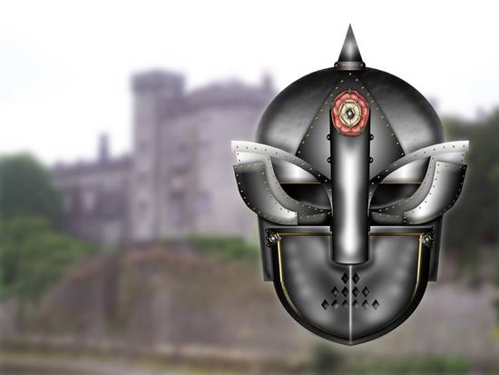 Sir Galahad's helmet