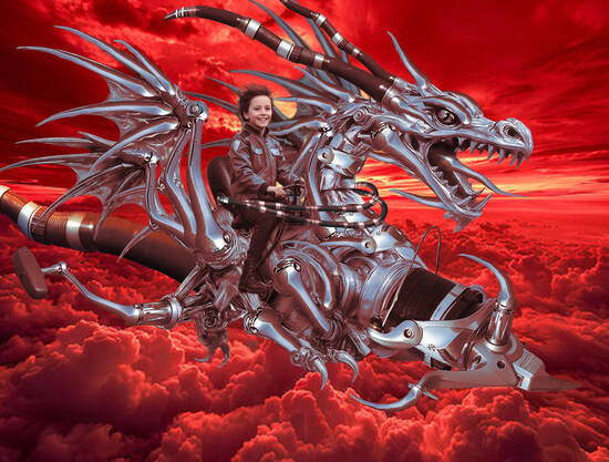 Riding a Chrome Dragon