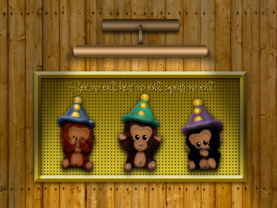 Three little monkeys