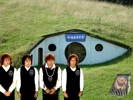 even hobbits need police