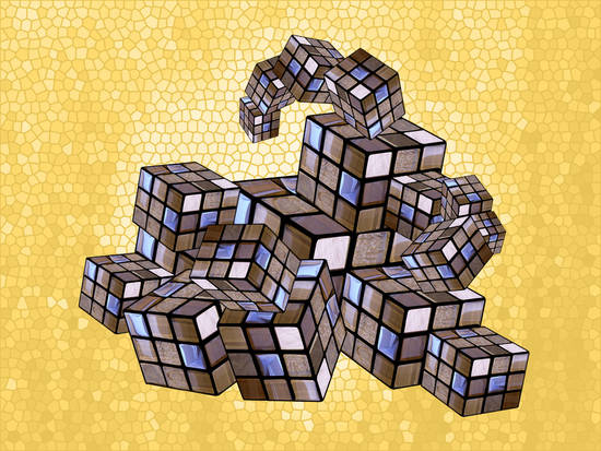 Playing w/ Rubik's cube