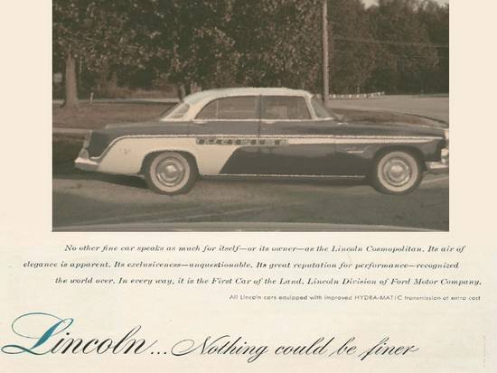 50's Car Ad