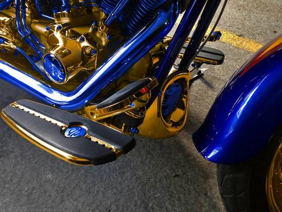 blue gold bike