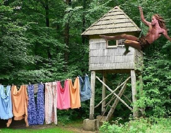Washday at the Tarzan's