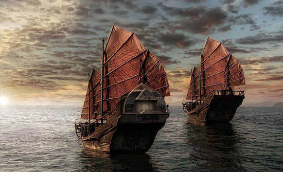 Ancient Asian Boat