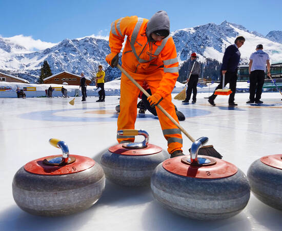 New curling technique