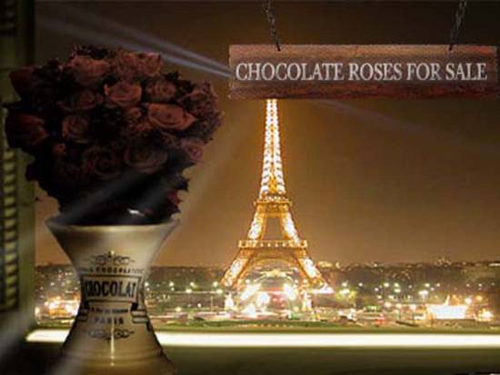 Chocolate roses, FRANCE