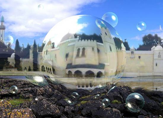 World through a Bubble