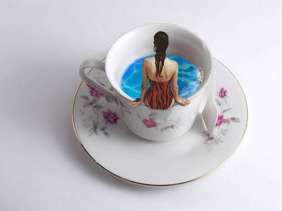 Woman in a Cup