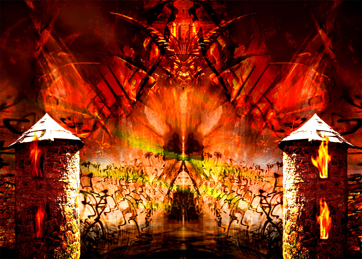 Gates of hell on Photoshop Contest