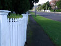 Fence And Sidewalk