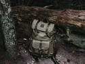 Backpack In The Woods