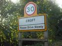 Croft Village Sign