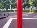 Lone Red Pole