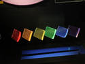 Rainbow Glass Samples