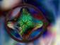Stained glass ornament