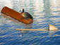  ~ Wooden Toy Afloat ~