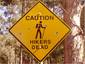 Caution Hikers