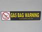 Gas Bag Warning