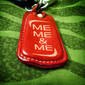 ME LEATHER KEYCHAIN TAG