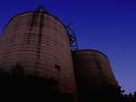 Silos in the Evening