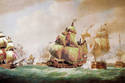 Ocean Battle Painting