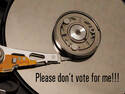 Please don't vote for me