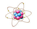 Atom with electrons