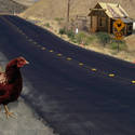 Chicken Crossing:.