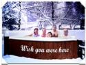 Winter Vacation Postcard