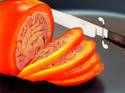 Sliced brain tomato
