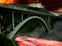 Lava under the bridge