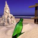 sandcastle & beer