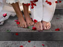Barefoot wedding