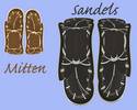 Gloves & Sandels