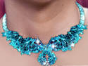 Blue necklace