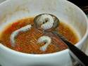 Wooden Soup with Grubs