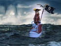 Pirate Weasel in a Shoe