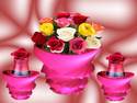 Pink Flower vase