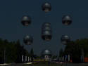 Hovering night spheres