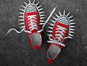 Spiked shoes