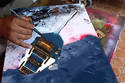 Painting Blue guitar