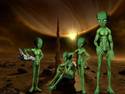 alien children playing
