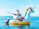 inflatable lost at sea