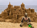 Make a sand castle