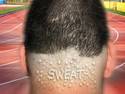 sweat head