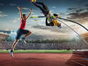 Pole vaulters duet