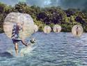 Bubble Soccer In Water